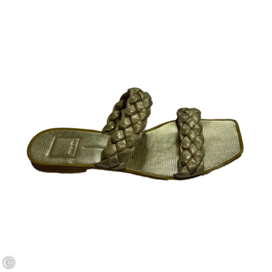 Sandals Flats By Dolce Vita In Gold, Size: 9