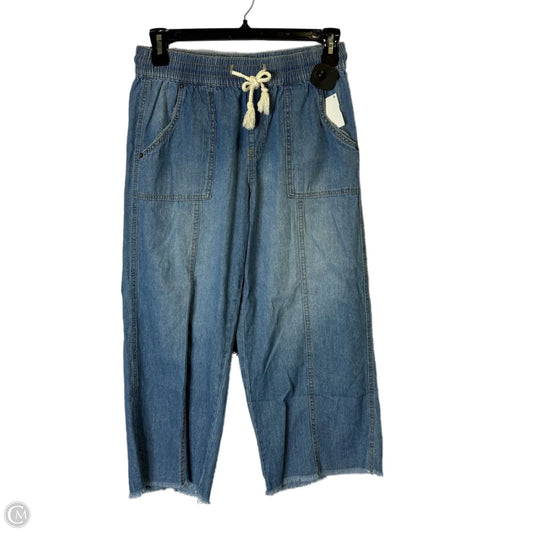 Jeans Cropped By One 5 One In Blue Denim, Size: S