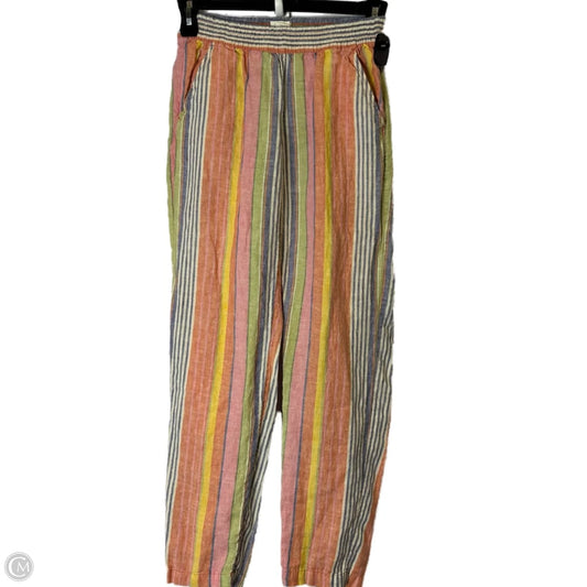 Pants Linen By C And C In Multi-colored, Size: Xs