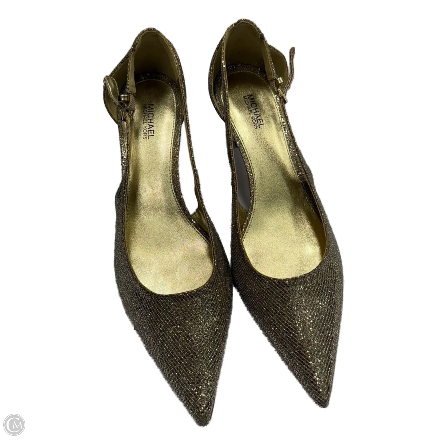 Shoes Designer By Michael By Michael Kors In Gold, Size: 9.5