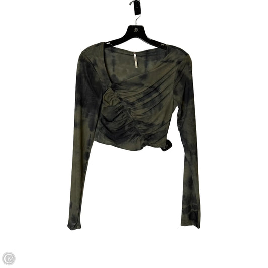 Top Long Sleeve By Free People In Green, Size: S