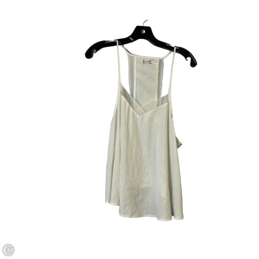 Top Sleeveless Basic By Free People In Cream, Size: L