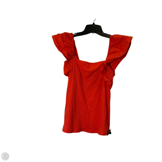 Top Sleeveless By A New Day In Red, Size: M
