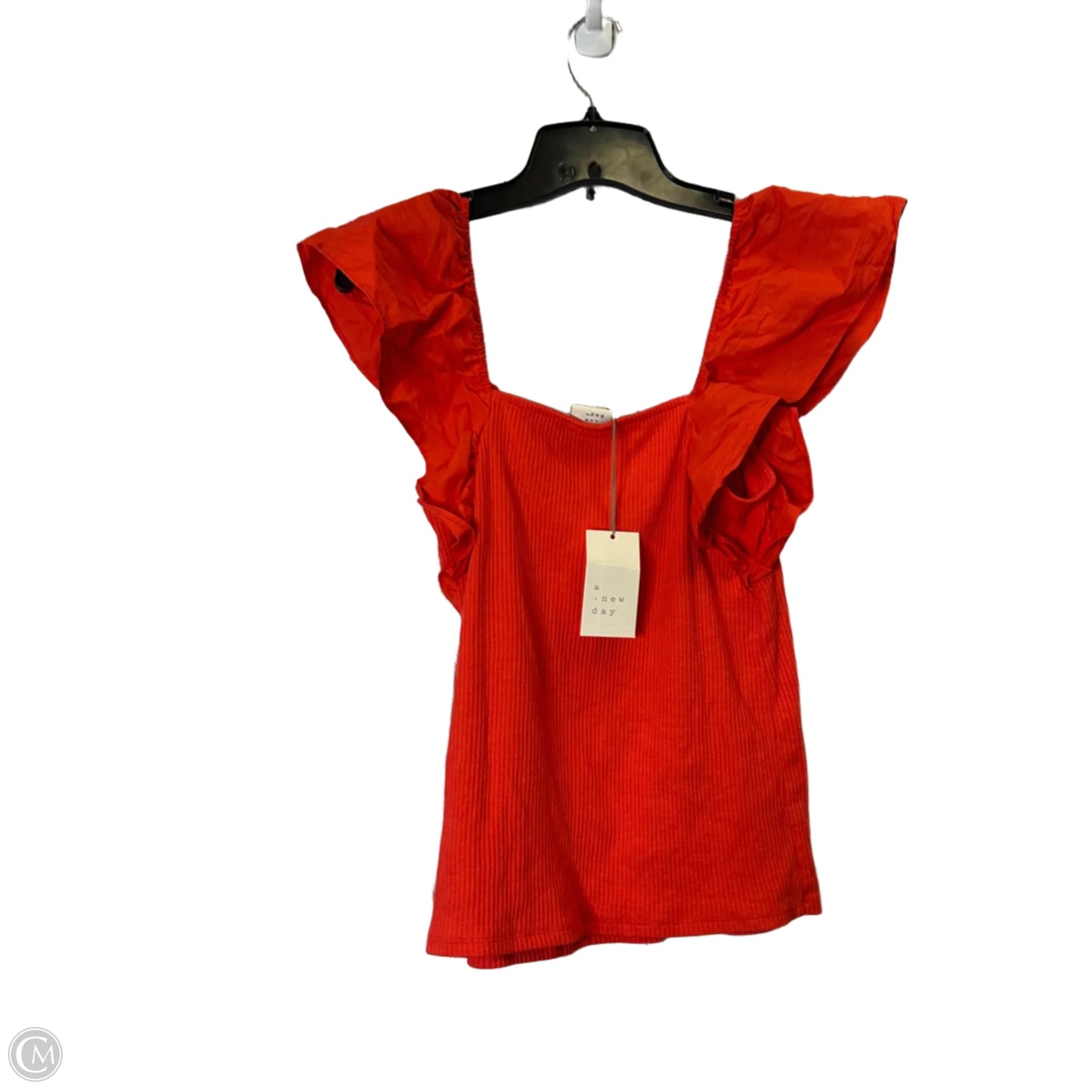 Top Sleeveless By A New Day In Red, Size: M