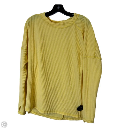 Top Long Sleeve By Clothes Mentor In Yellow, Size: S