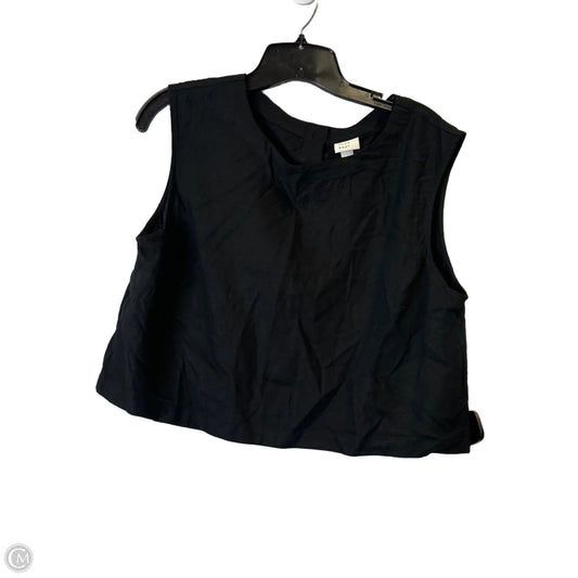 Top Sleeveless By A New Day In Black, Size: L