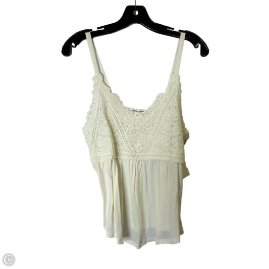 Top Sleeveless By Love On A Hanger In Cream, Size: S