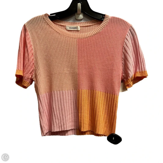 Top Short Sleeve By Clothes Mentor In Pink, Size: S
