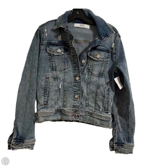 Jacket Denim By Zara In Blue, Size: M