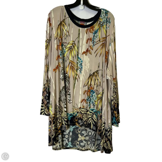 Top Long Sleeve By Johnny Was In Multi-colored, Size: 3x