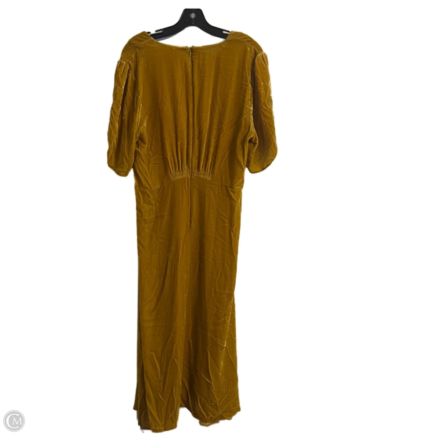 Dress Casual Maxi By Kachel In Yellow, Size: 12