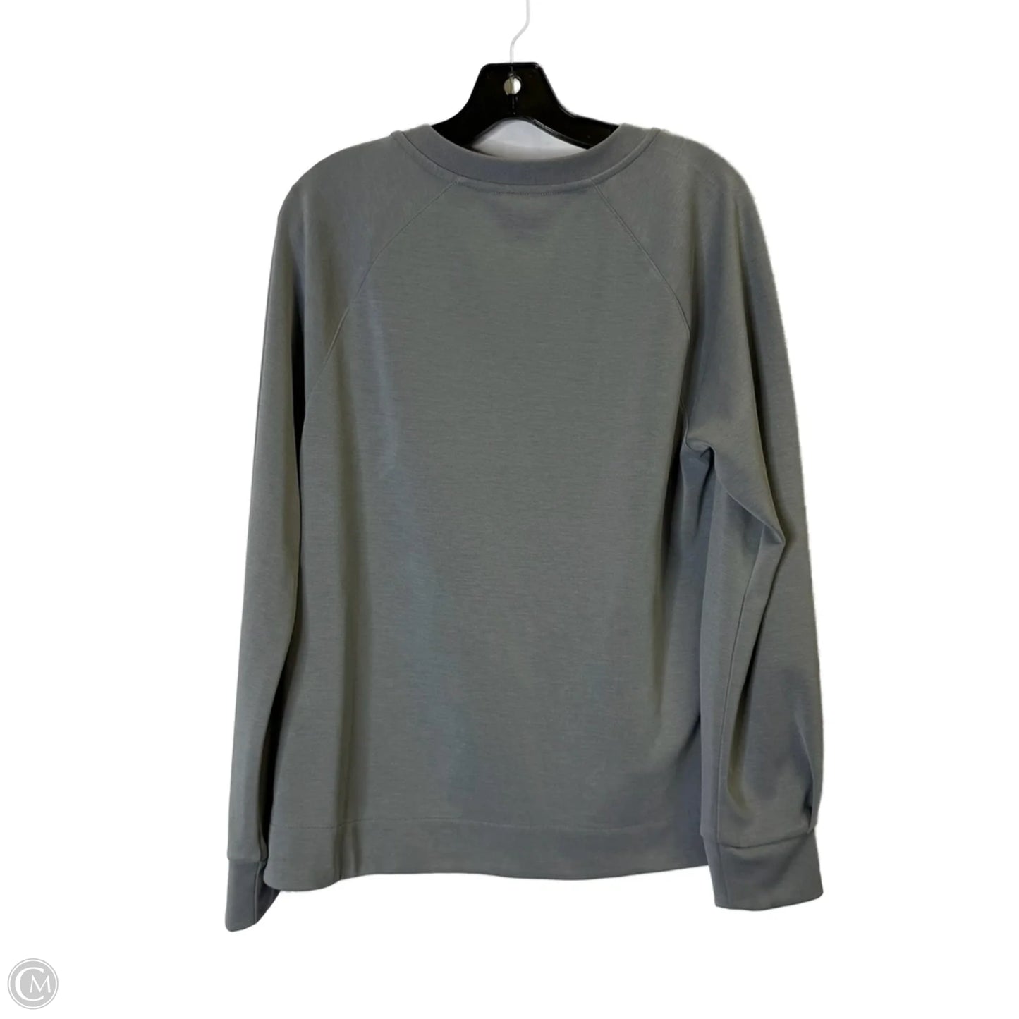 Athletic Top Long Sleeve Crewneck By Athleta In Grey, Size: M