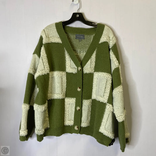 Cardigan By Clothes Mentor In Green, Size: M