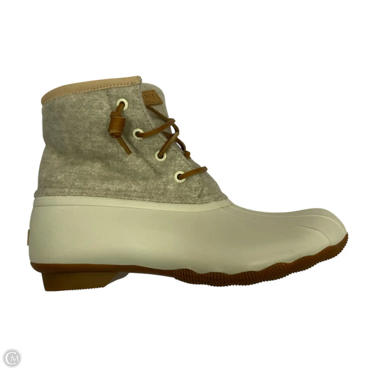 Boots Rain By Sperry In Beige, Size: 8