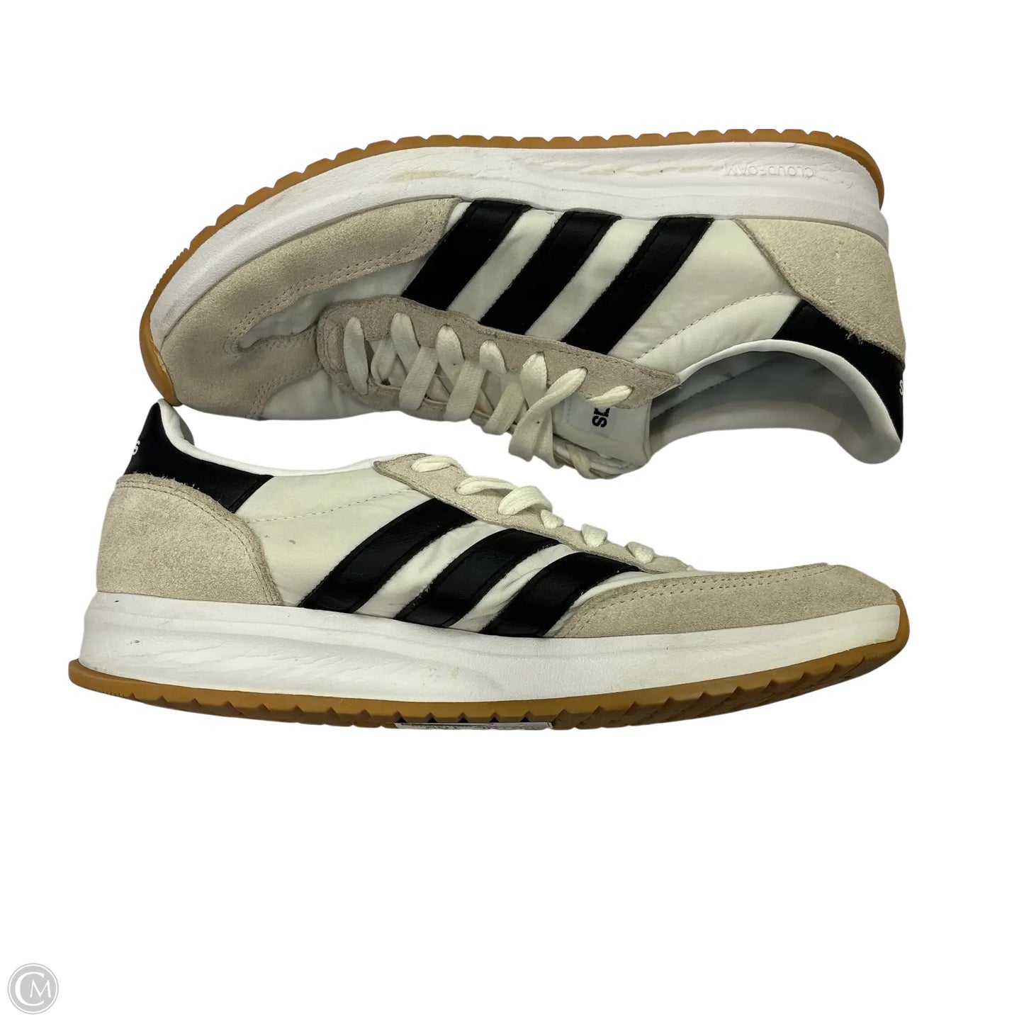 Shoes Athletic By Adidas In Black & White, Size: 10
