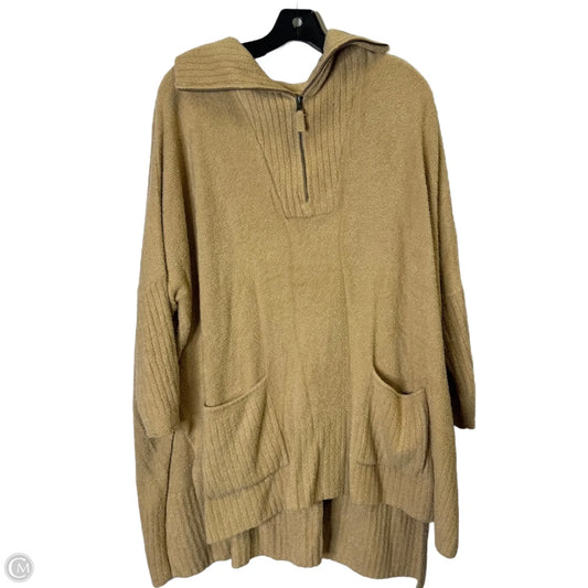 Sweatshirt Collar By Barefoot Dreams In Brown, Size: L