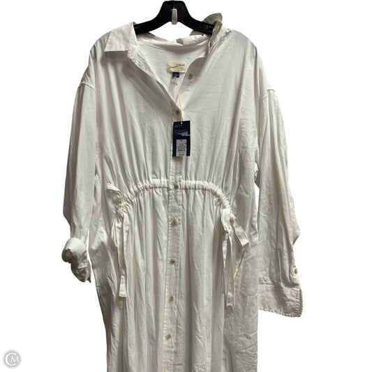 Dress Casual Maxi By Universal Thread In White, Size: Xl