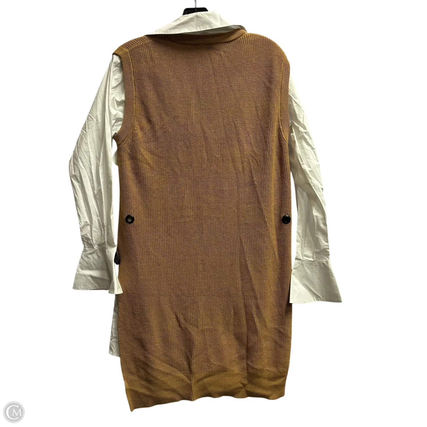 Dress Casual Short By Elan In Brown, Size: S
