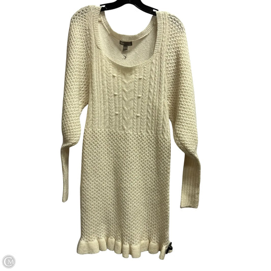 Dress Sweater By Asos In Cream, Size: 6