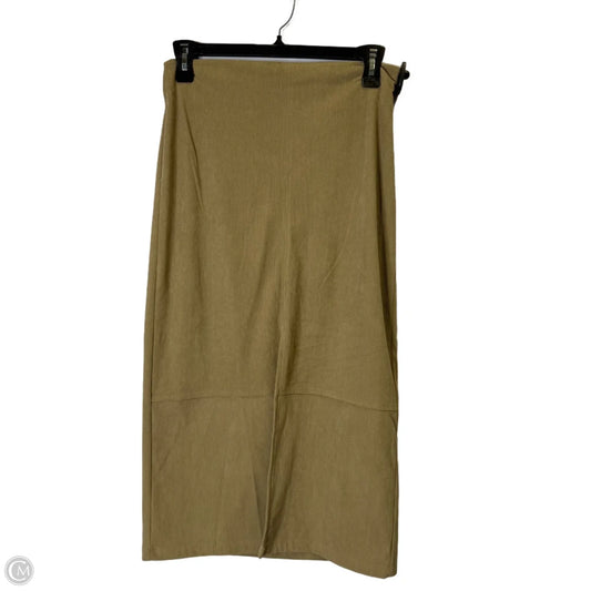Skirt Midi By Gilli In Tan, Size: L