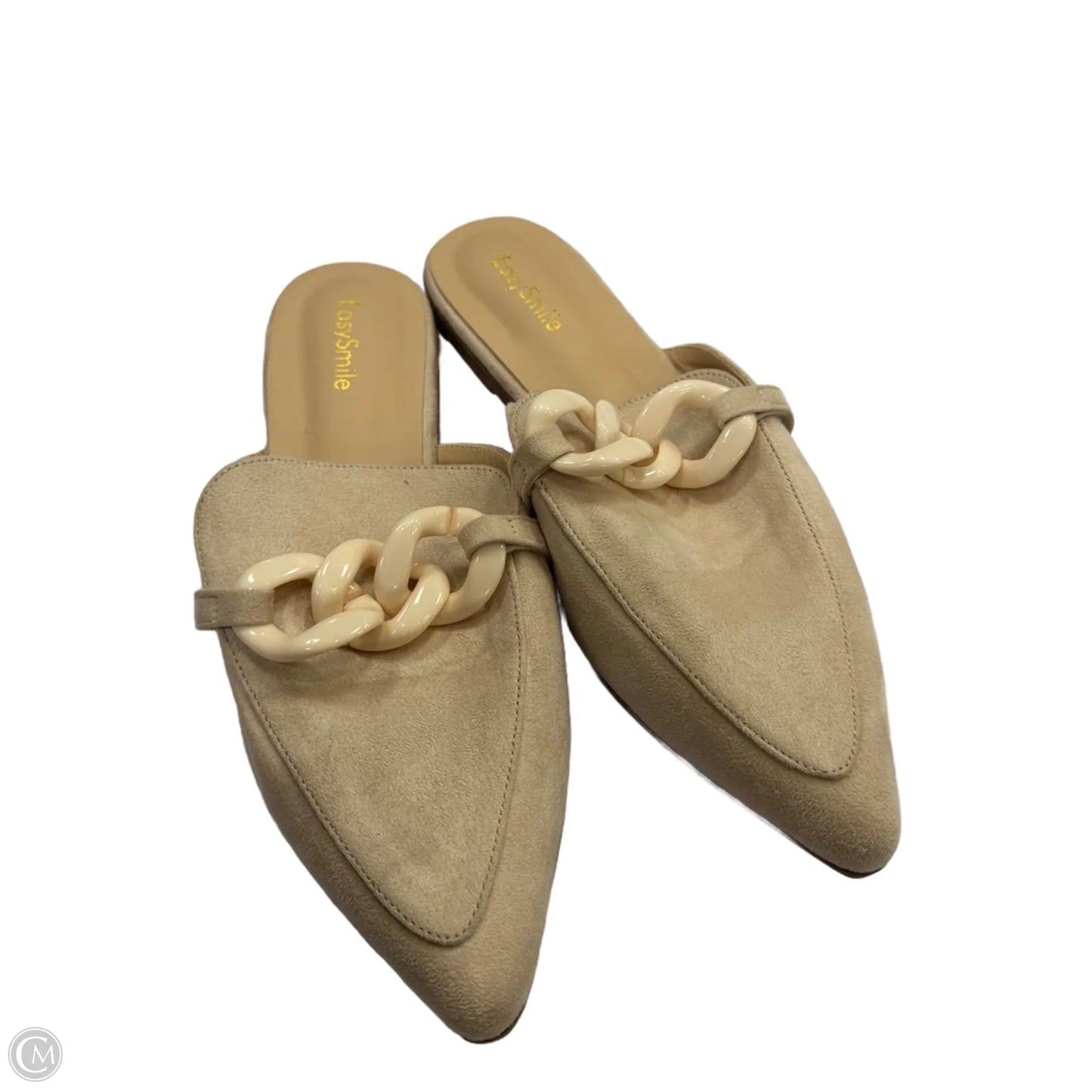 Shoes Flats By Clothes Mentor In Cream, Size: 8