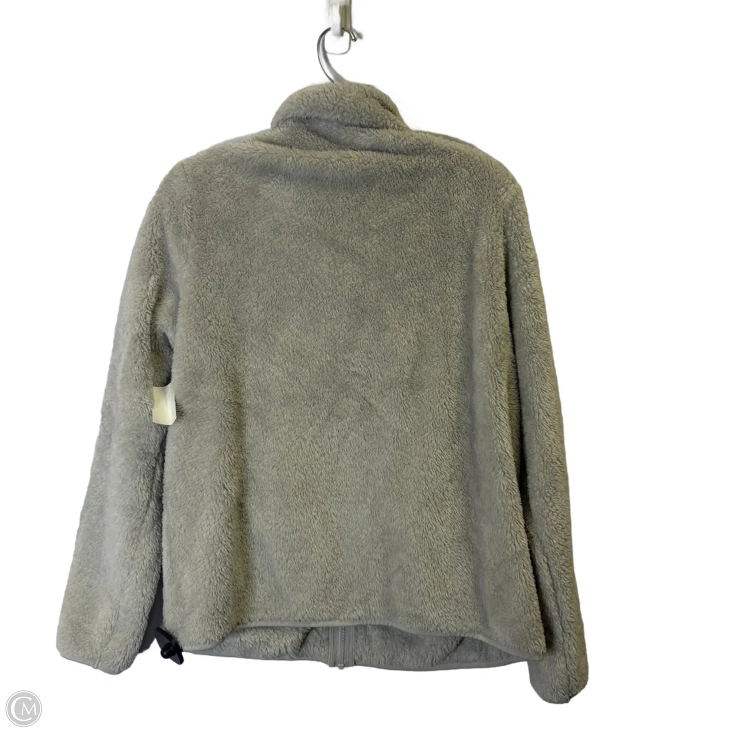 Jacket Faux Fur & Sherpa By Uniqlo In Grey, Size: L