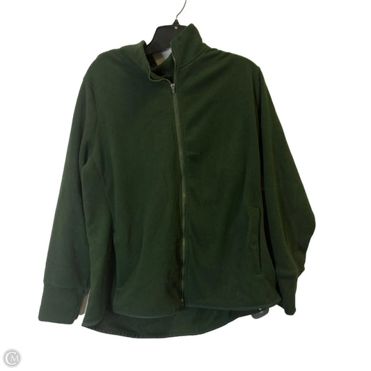 Jacket Fleece By Clothes Mentor In Green, Size: Xl
