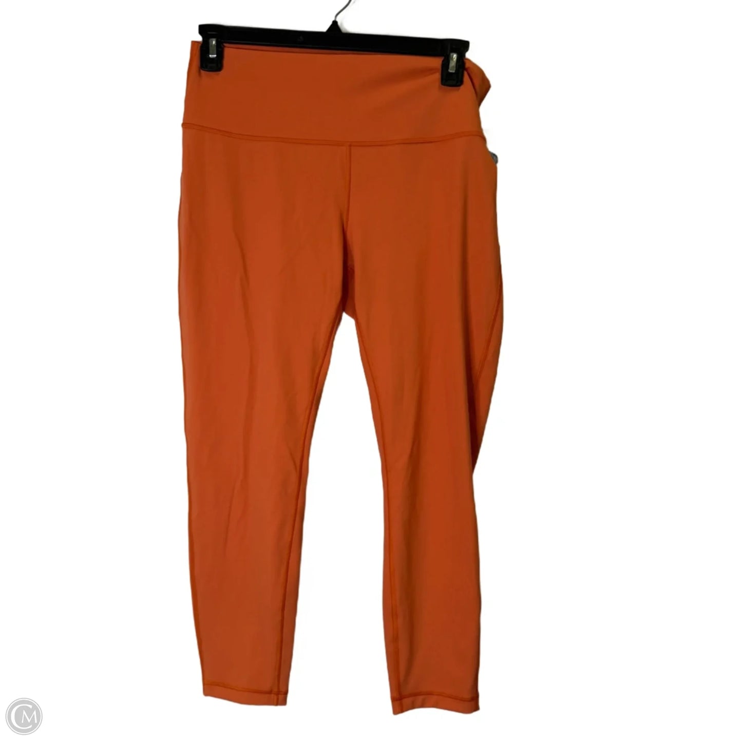 Athletic Leggings By Lululemon In Orange, Size: 14