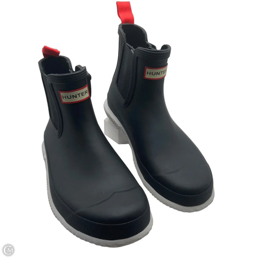 Boots Rain By Hunter In Black, Size: 9