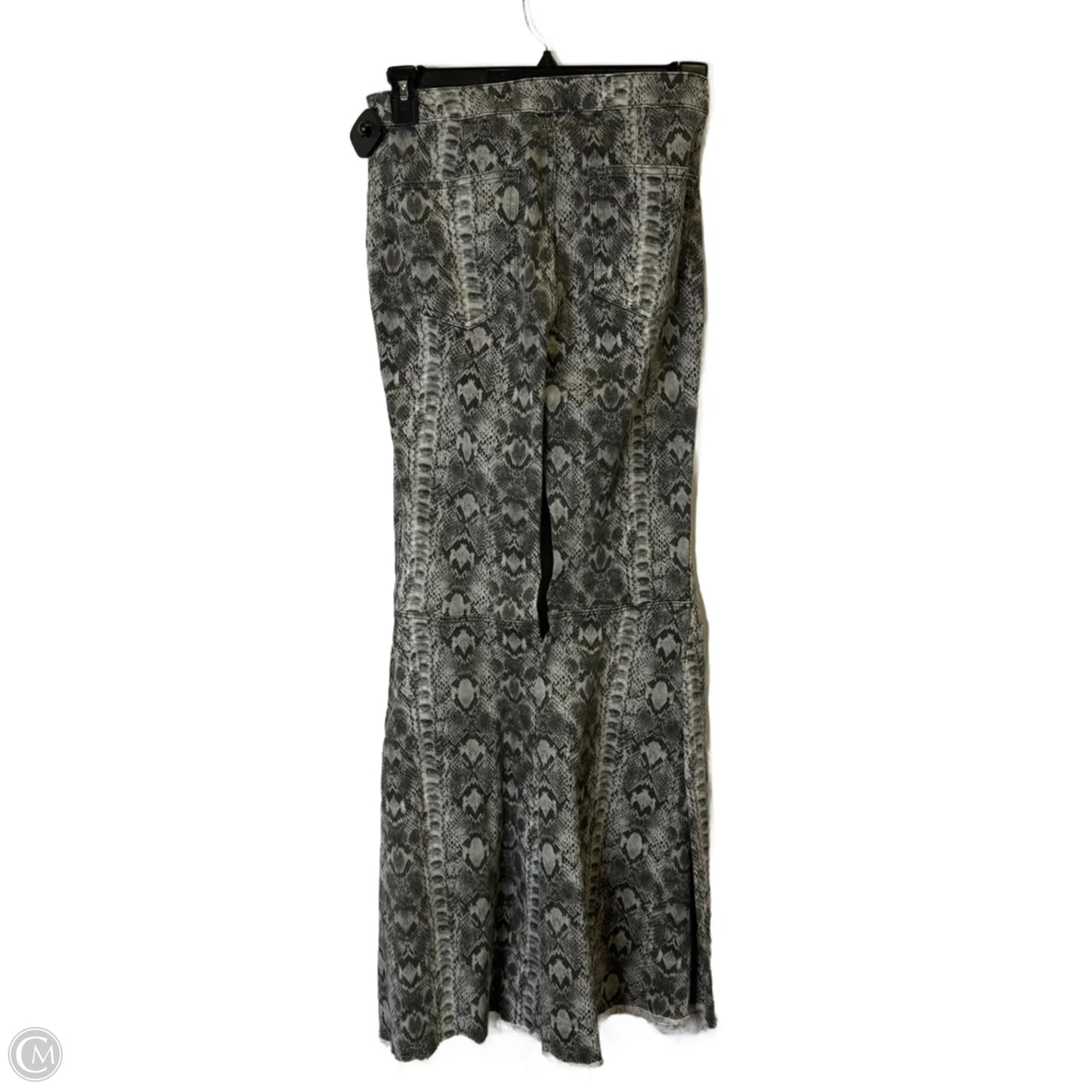Jeans Flared By We The Free In Snakeskin Print, Size: 8