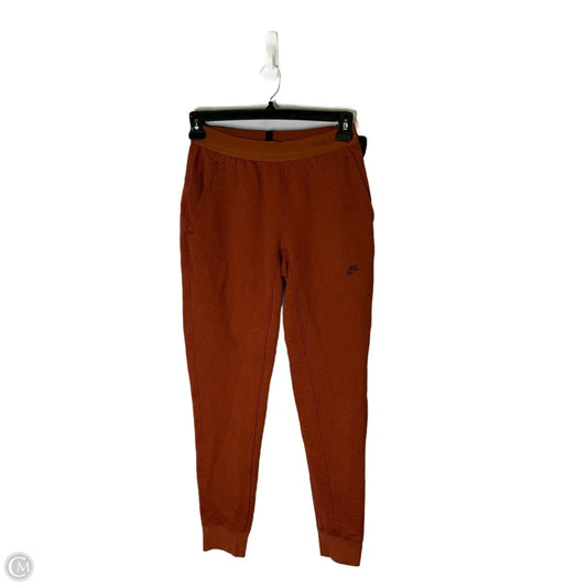 Athletic Pants By Nike Apparel In Orange, Size: Xs