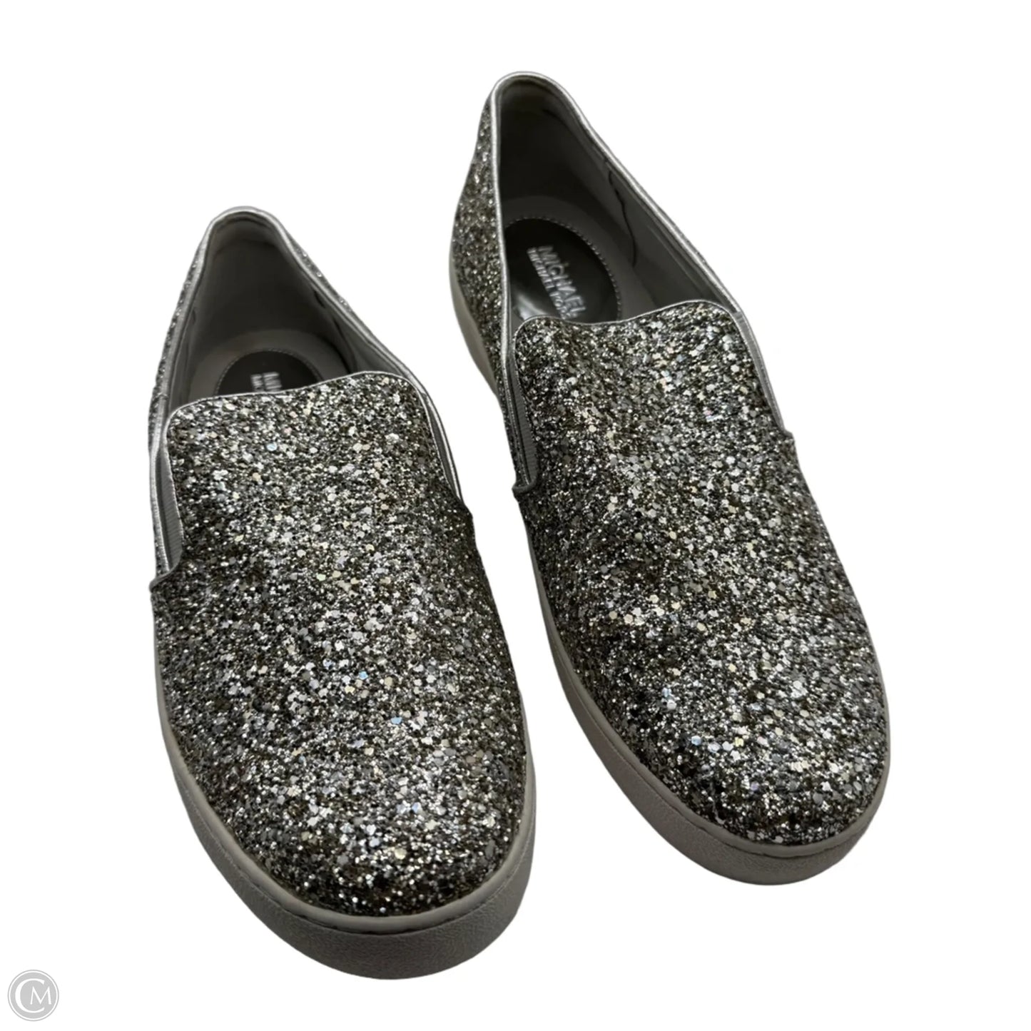 Shoes Designer By Michael By Michael Kors In Silver, Size: 10