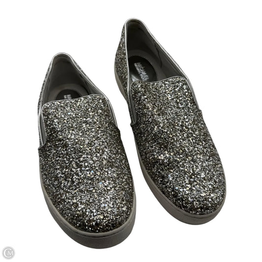 Shoes Designer By Michael By Michael Kors In Silver, Size: 10