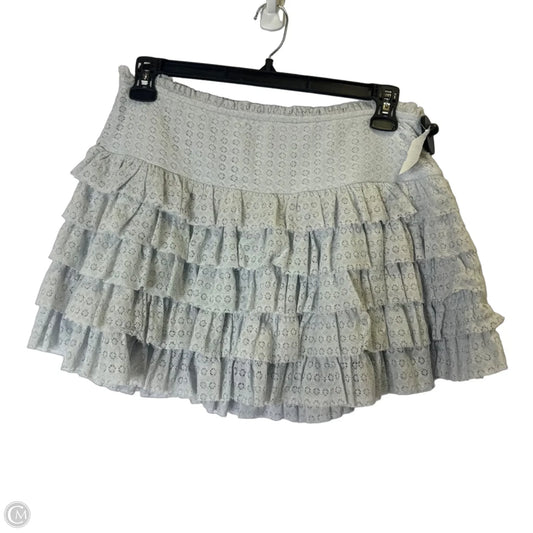 Skirt Mini & Short By American Eagle In Blue, Size: L