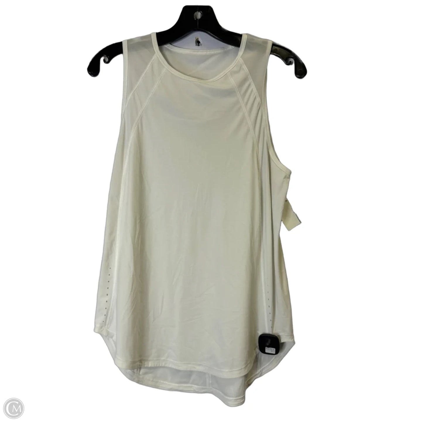 Athletic Tank Top By Lululemon In White, Size: S