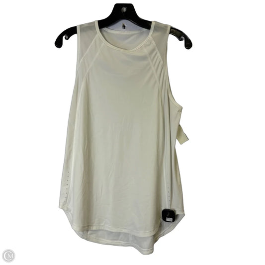 Athletic Tank Top By Lululemon In White, Size: S