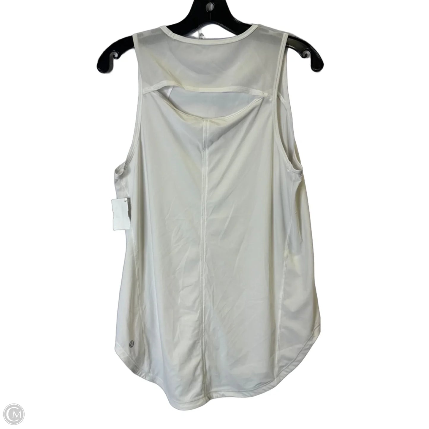 Athletic Tank Top By Lululemon In White, Size: S