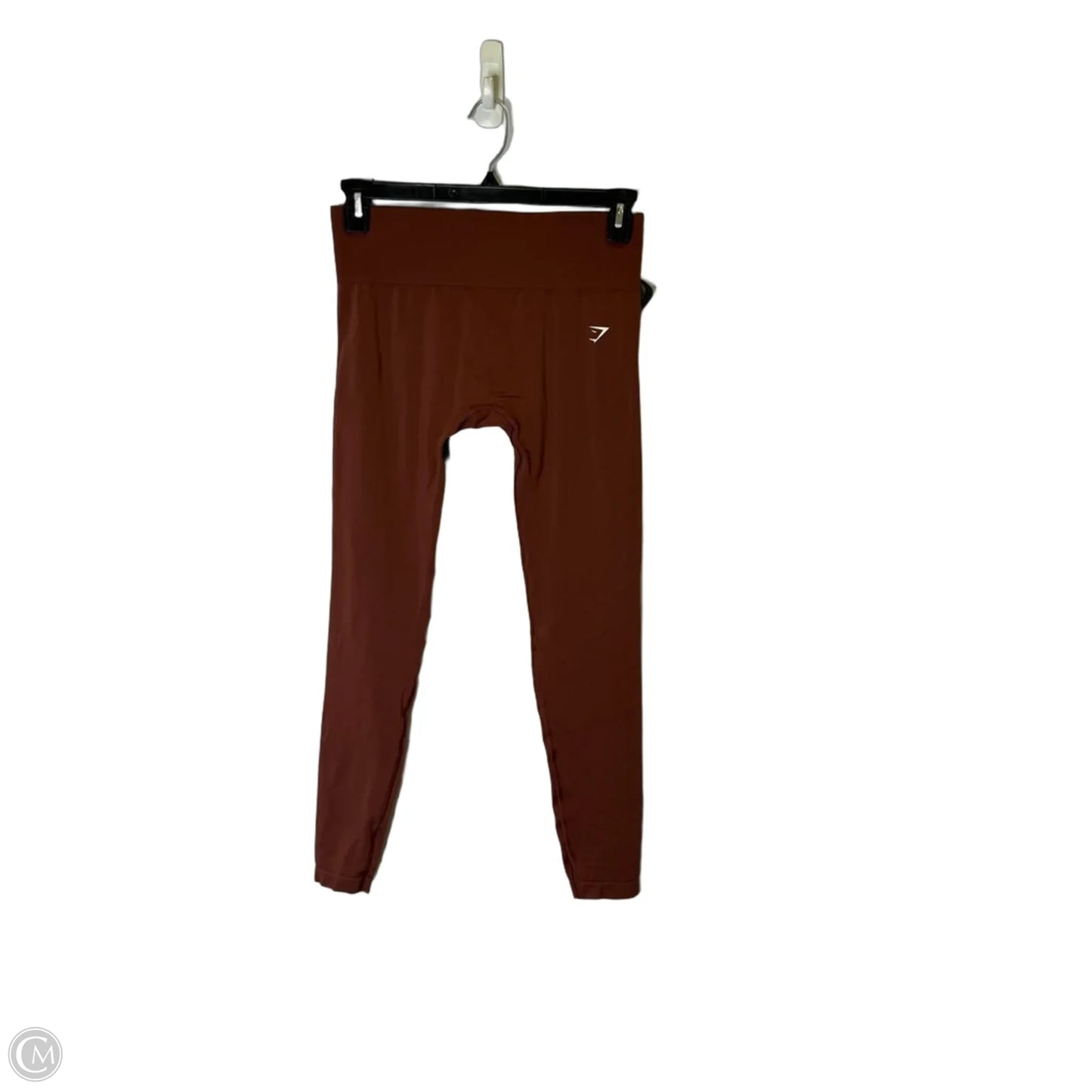 Athletic Leggings By Gym Shark In Red, Size: L
