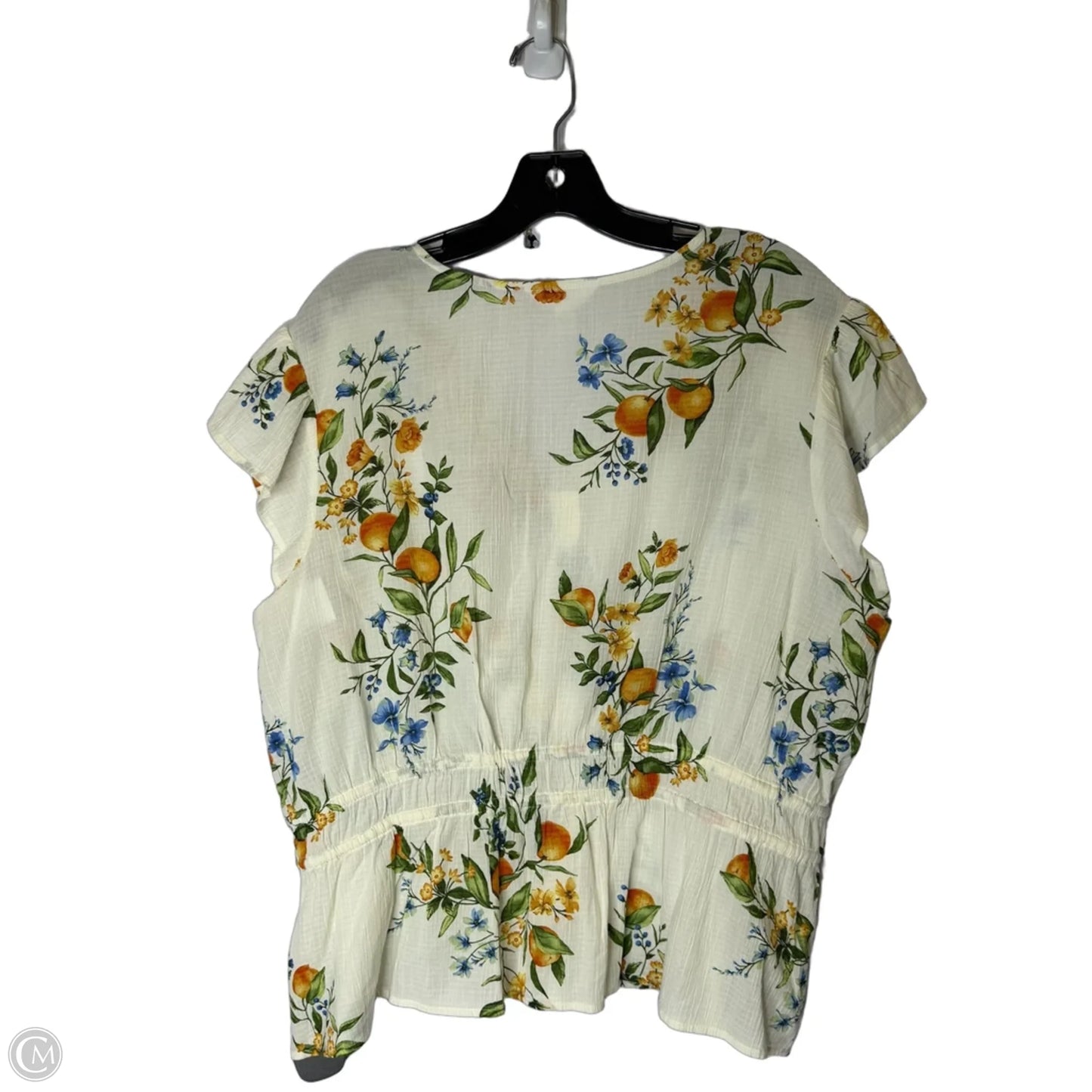 Top Sleeveless By Time And Tru In Cream, Size: Xl
