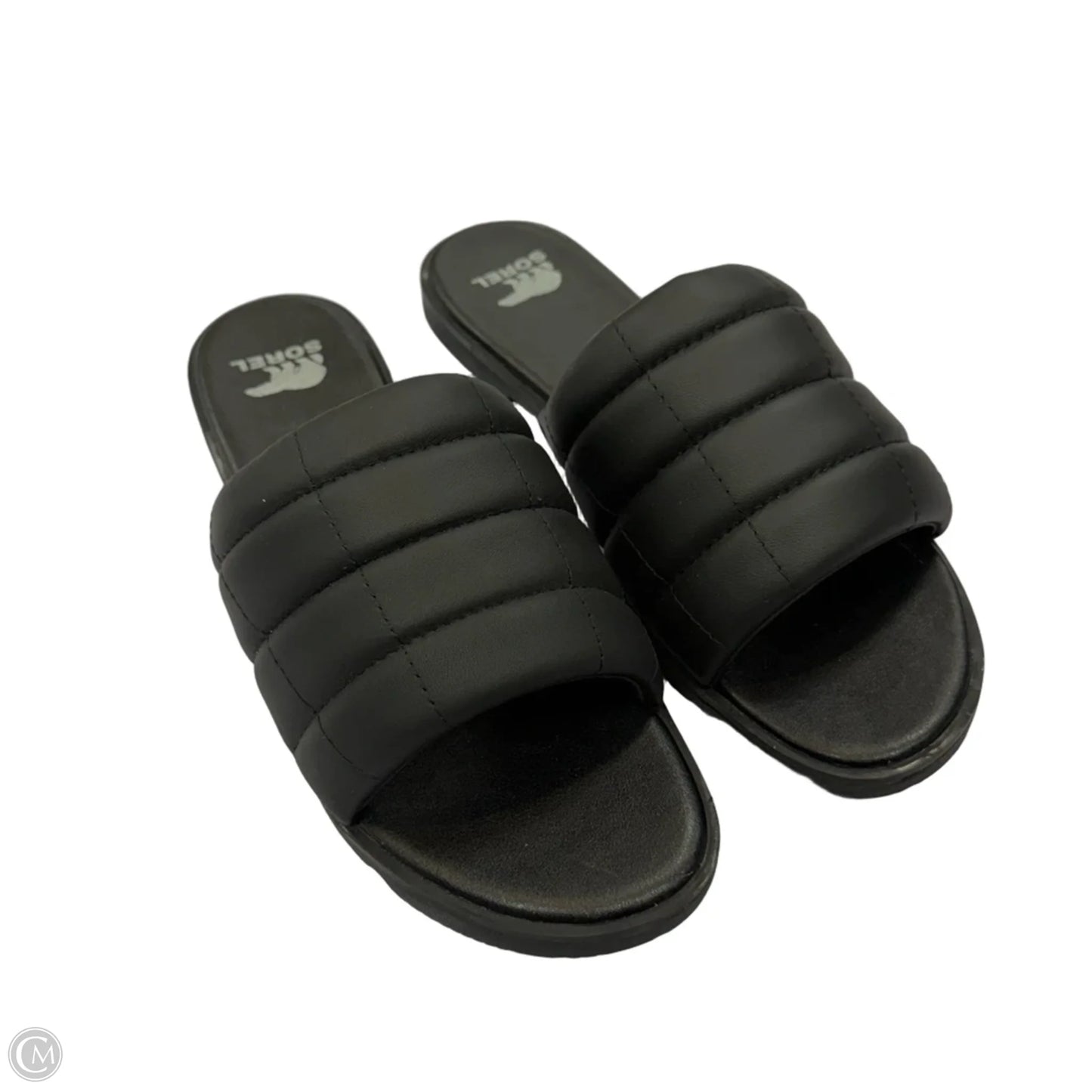 Sandals Flats By Sorel In Black, Size: 9