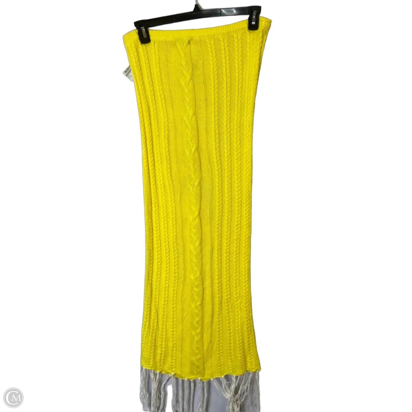 Skirt Maxi By Fashion Nova In Yellow, Size: Xl