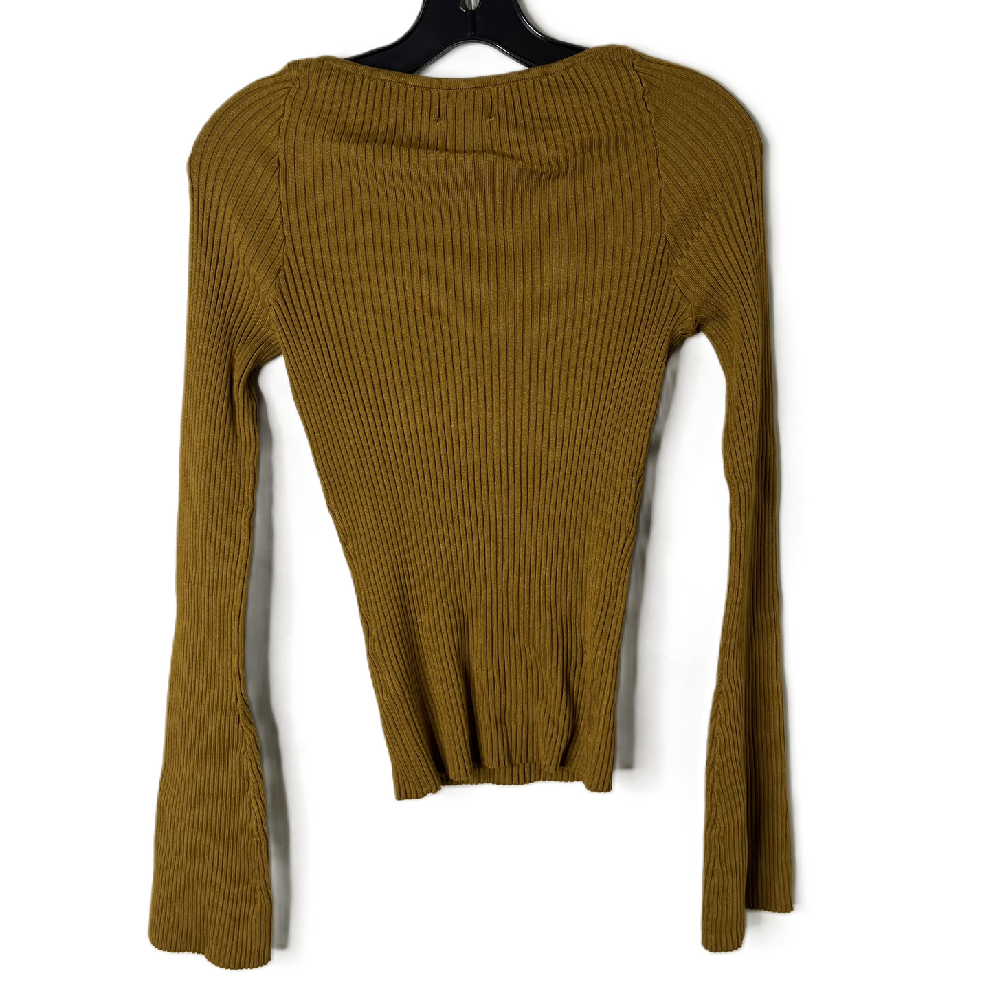 Top Long Sleeve By H&m In Yellow, Size: M