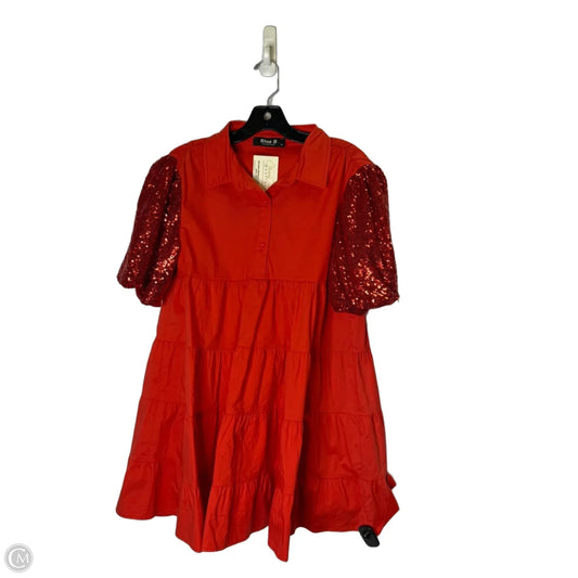 Dress Casual Short By Blue B In Red, Size: M