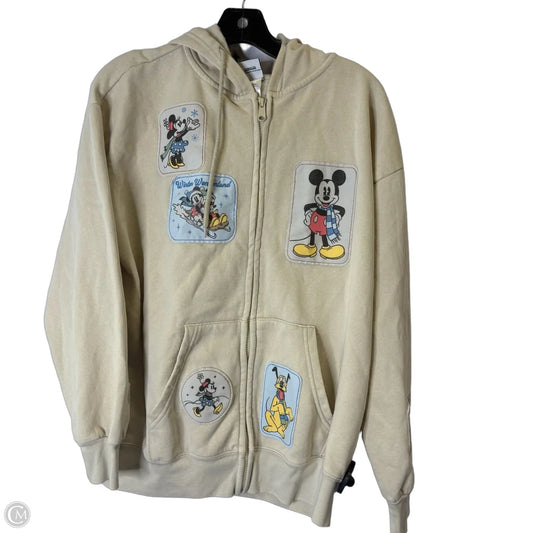 Jacket Other By Disney In Cream, Size: L