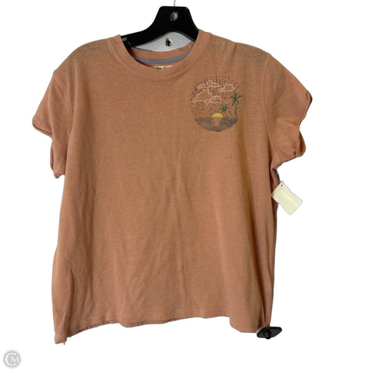 Top Short Sleeve By We The Free In Pink, Size: S