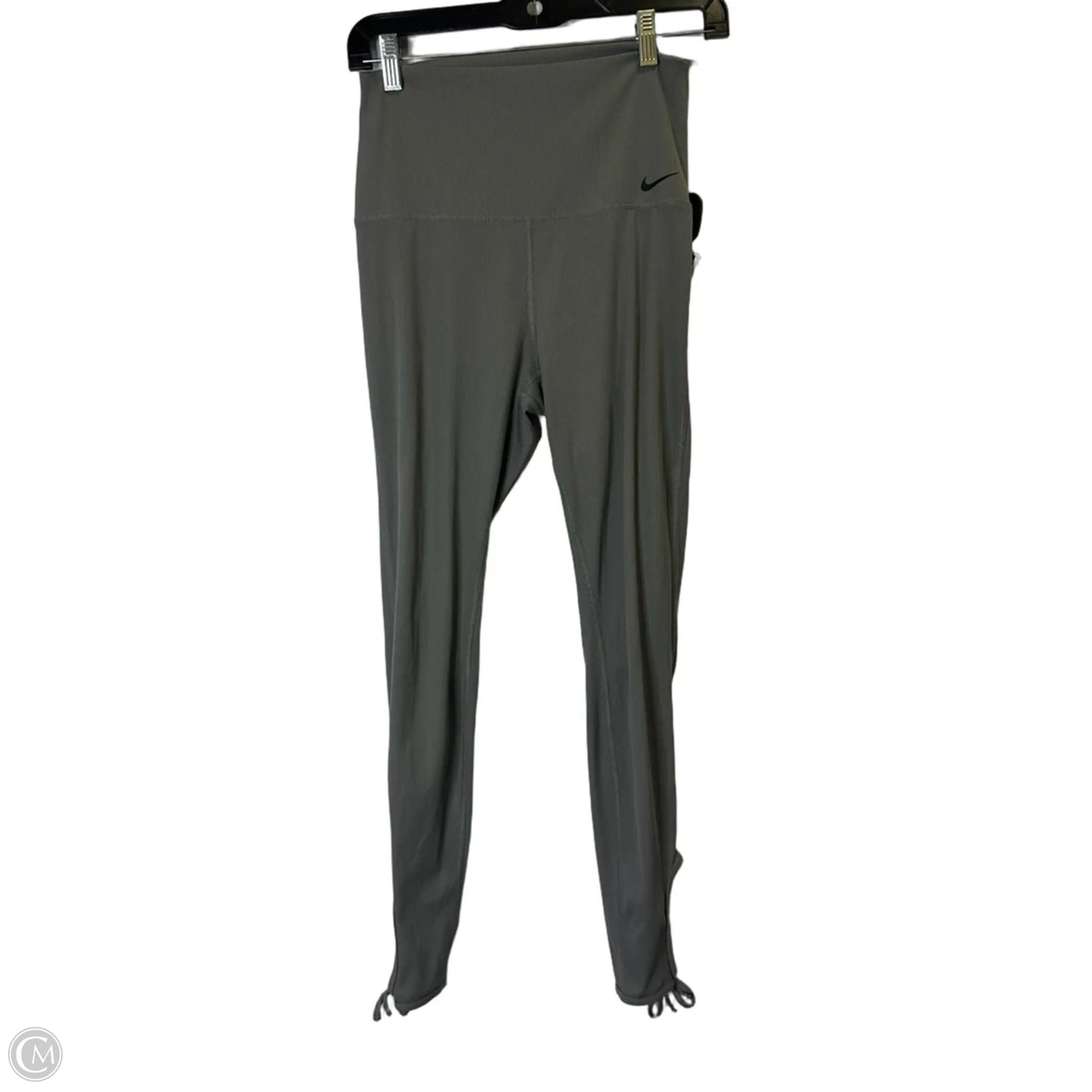 Athletic Leggings By Nike Apparel In Grey, Size: S