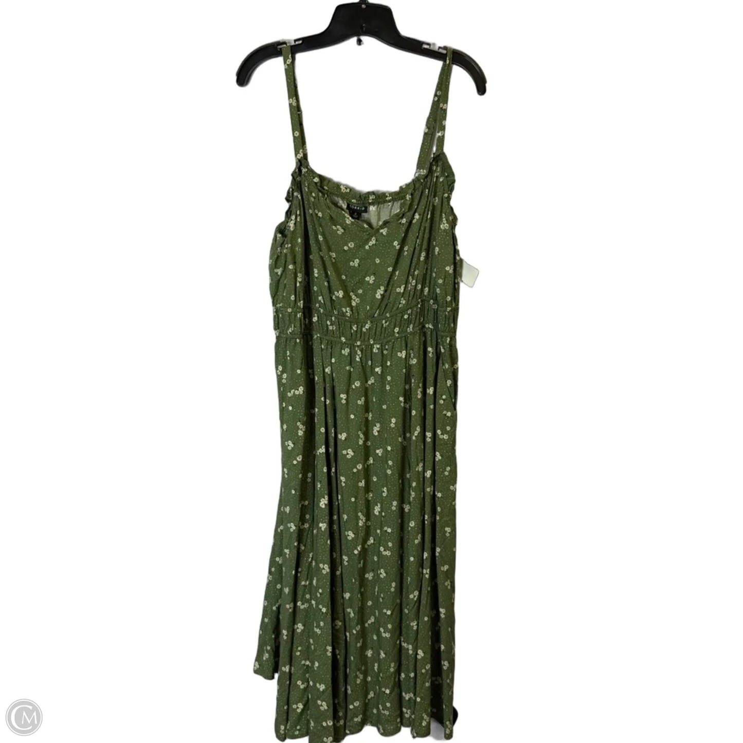 Dress Casual Short By Torrid In Green, Size: 2x