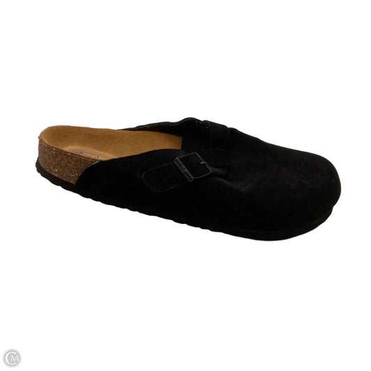 Shoes Flats By Birkenstock In Black, Size: 11