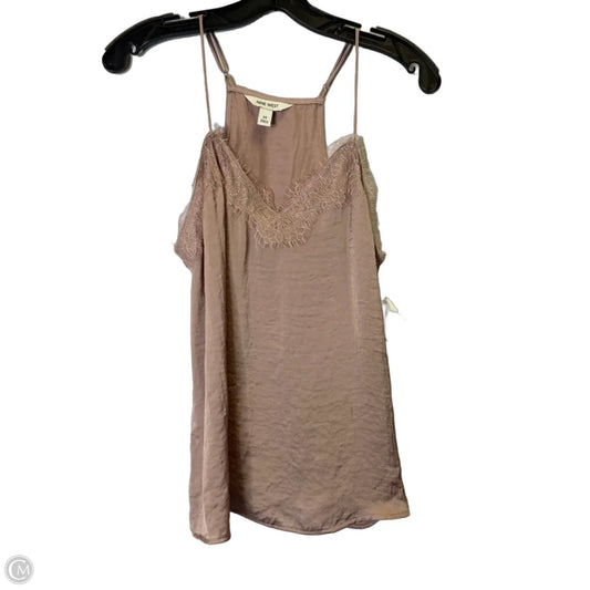 Blouse Sleeveless By Nine West In Pink, Size: M