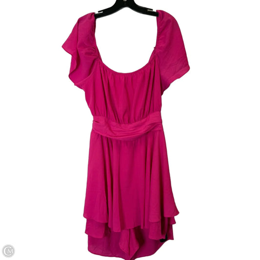 Romper By Exlura In Pink, Size: Xxl